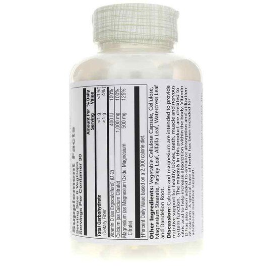 Cal-Mag Citrate 2:1 Ratio plus Vitamin D-2, SLR